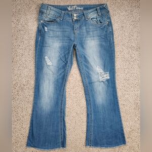 Wallflower Flare Distressed Jeans